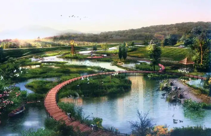 湿地公园效果图3