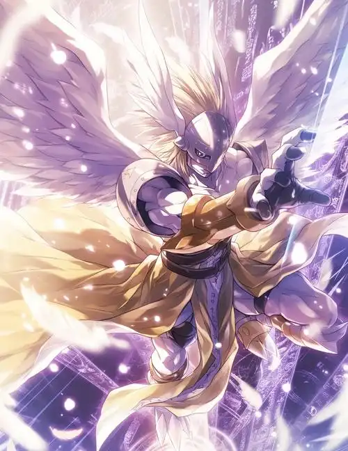 神圣天使兽:数码宝贝的帅气担当 98