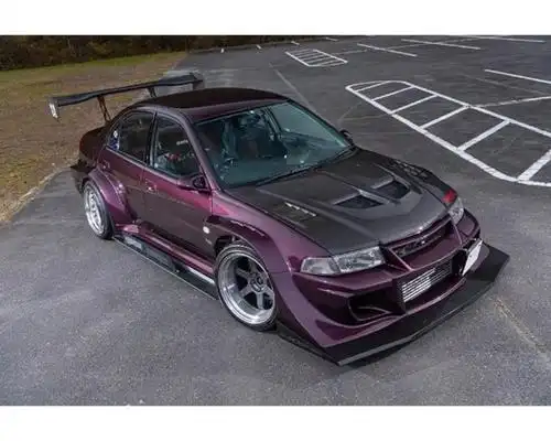 极度稀少的evo 6代 超大宽体上身 这才是心中jdm该有的模样