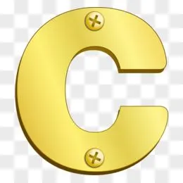 金色字母c图片免费下载_png素材_编号158ip38p1_图精灵