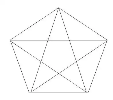 正五边形,连接对角线,成为我们熟悉的五角星,求中间小五边形和大