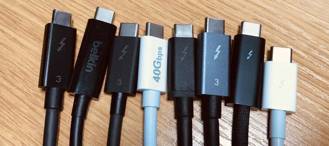 超越苹果thunderboltprocable的40gbpsusb4数据线