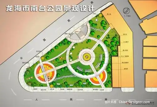 龙海南台公园平面图-失眠的猫的设计师家园-公园广场