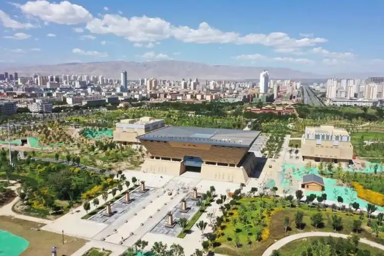 雷台旅游综合体项目一角 武威市融媒体中心记者 甘曜毓 摄