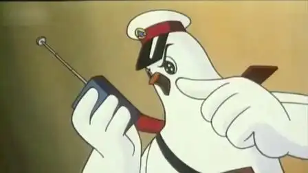 黑猫警长:白鸽探员不幸暴露,在激烈对战中,被食猴鹰打昏在地上