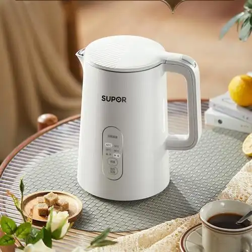 双模式煮水 实时显温 5段调温电热水保温开水壶1