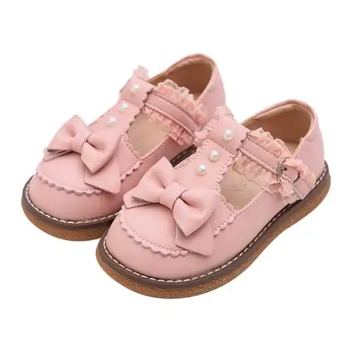 女童皮鞋2021年春秋新款小女孩鞋子儿童公主洛丽塔皮鞋