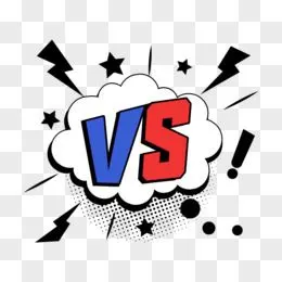 vs艺术字体效果pngpsdvs英文火焰创意效果字体设计pngpsd蓝色vs对比