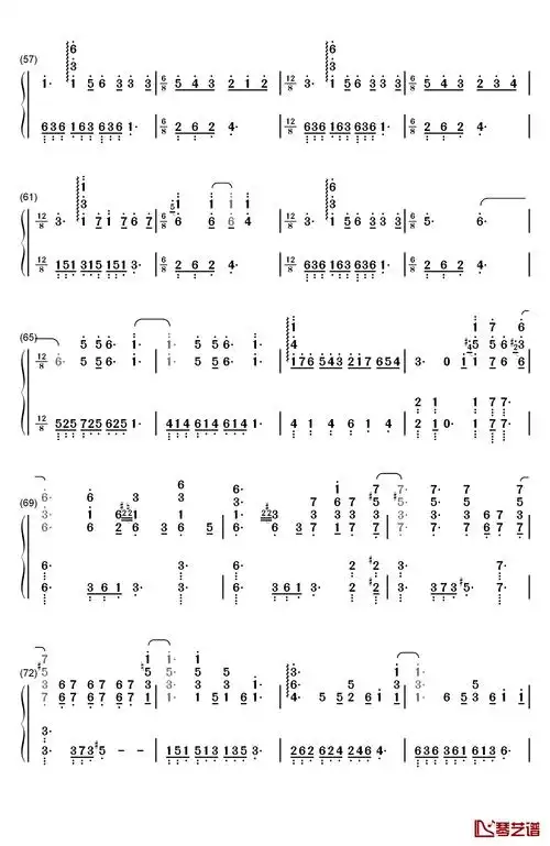shape of you钢琴简谱-数字双手-ed sheeran4