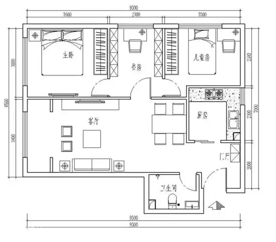 80平方米房屋设计图展示