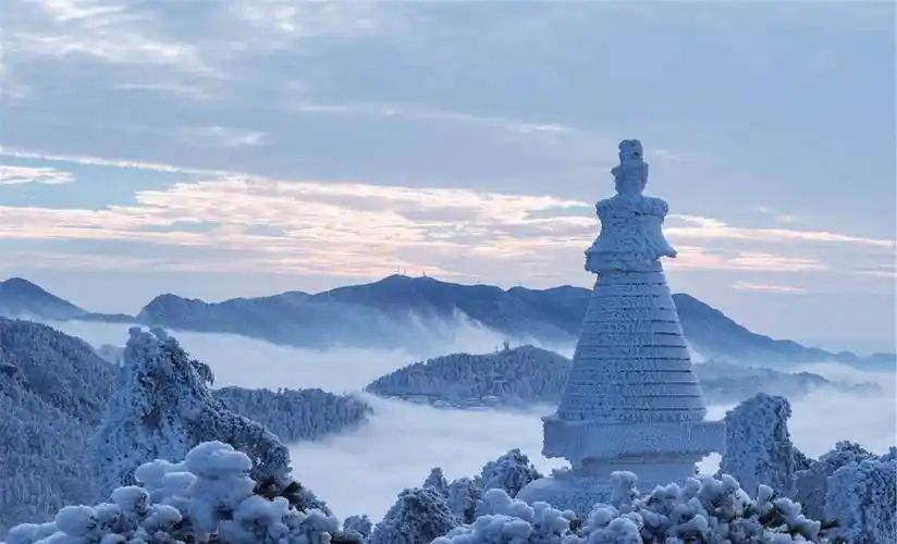 "南国雪乡"绝美雪景,终于看到庐山真面目了_雾凇_冬日_旅游