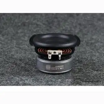 uosu汽车音响货车音响改装4寸中低音喇叭黑色音响配件 8欧