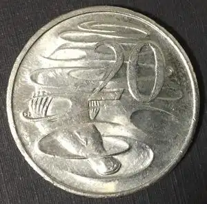 澳大利亚20分硬币