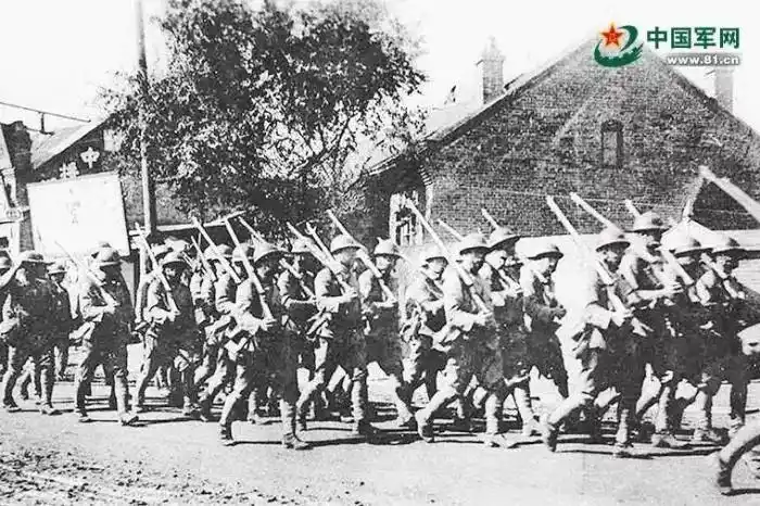 资料图:日军占领吉林市.图片来源:中国军网