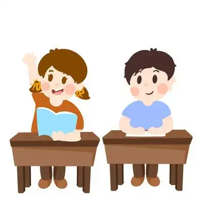 举手回答问题元素