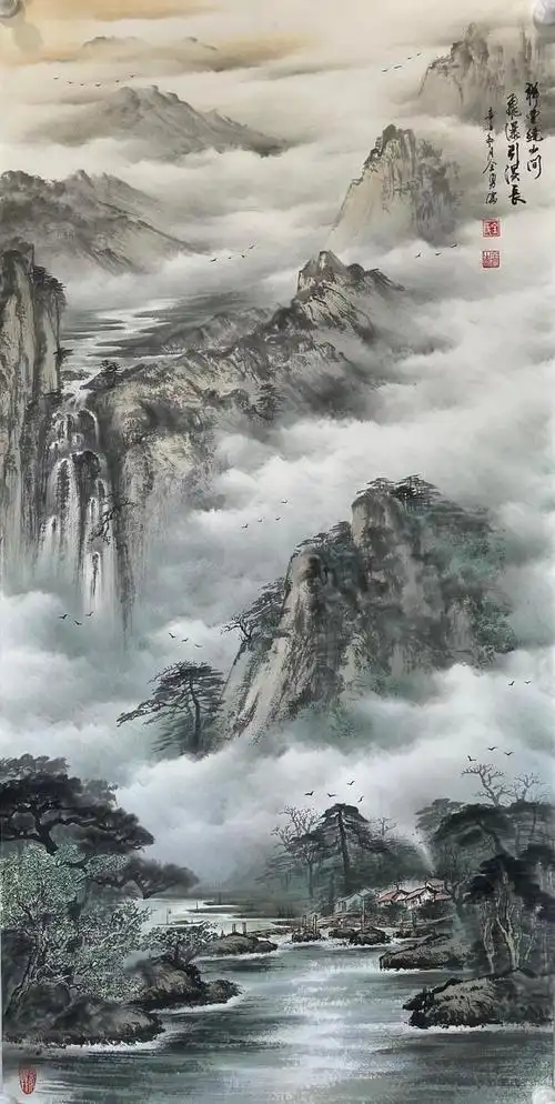 现代山水画-全勇