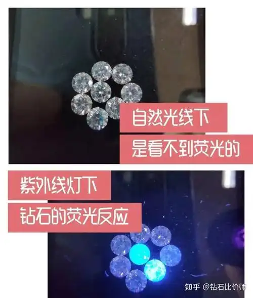成都定制钻戒钻戒定制你懂钻石4c但荧光你懂了吗