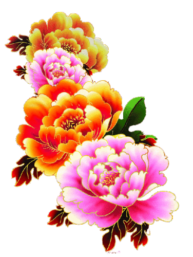 仰脸嘲笑凄风苦雨, 花瓣微动好像说话. 牡丹让人喜爱有加