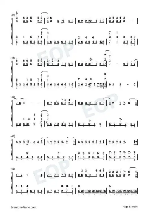 梦的光点神兵小将op双手简谱预览3