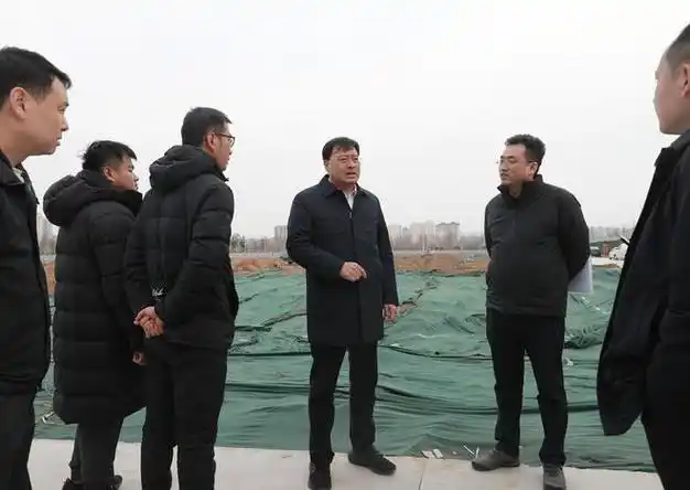 惠济区长李伟光督导项目建设工作