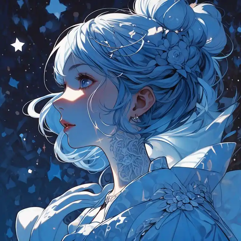 蓝色系头像来啦97快来挑选呀05 这次给大家带来了蓝色系头像,真的