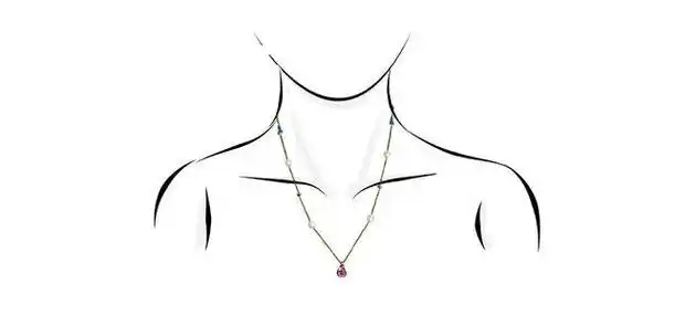 女子锁骨简笔画