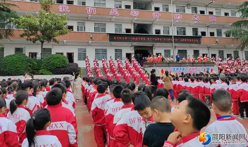 隆回县东方红小学开展主题教育活动