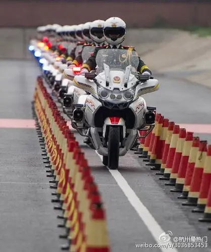 9·3阅兵礼宾方队摩托车杭州造 代表国产最高水平(图)