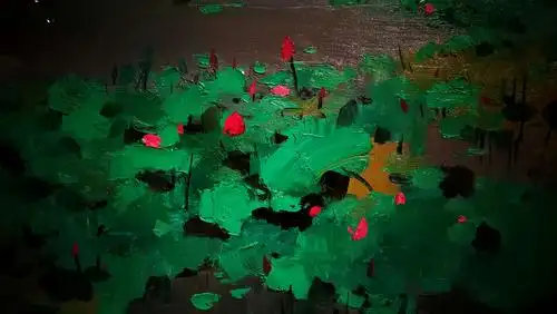 风筝不断线一一看吴冠中作品真迹