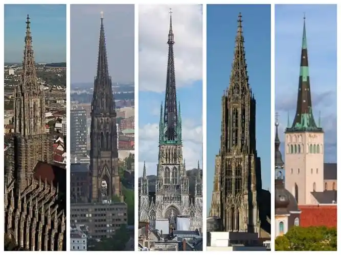 前言教堂:基督教教会建筑物,建筑风格主要分为四种:罗马式,哥特式