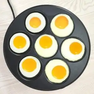 煎蛋器商用商用七孔煎蛋锅不粘蛋饺早餐锅小型插电煎荷包蛋锅神器