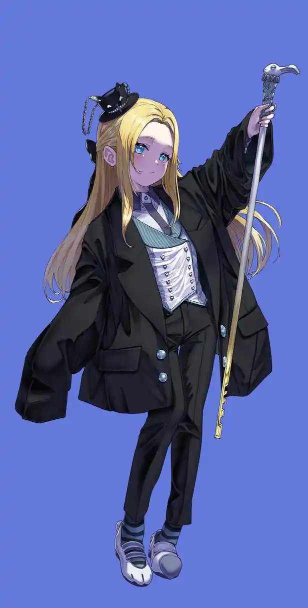 坠入童话的世界——爱丽丝(爱丽丝梦游仙境)#二次元#  画师:楓