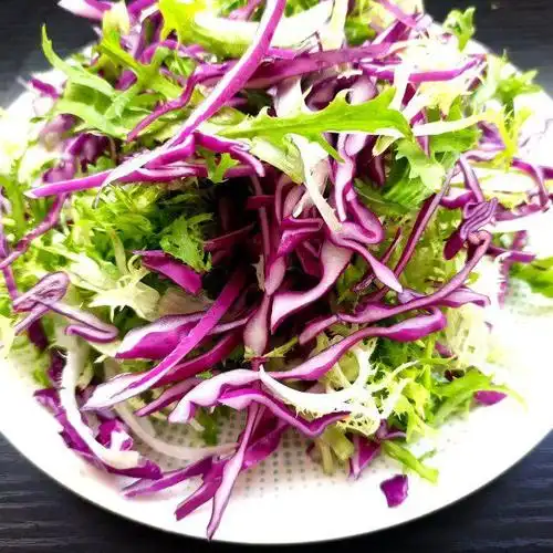紫甘蓝沙拉,简单易做,清爽解腻
