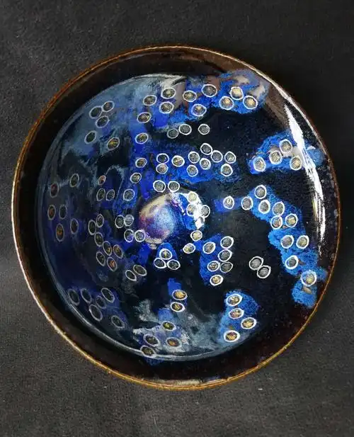 宋建窑:曜变天目茶盏