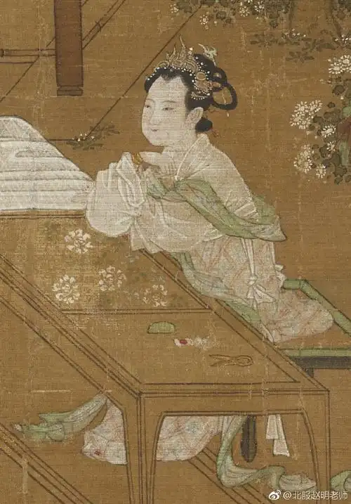 8厘米馆藏:东京国立博物馆这幅仕女图是日本14世纪室町时代(1336年