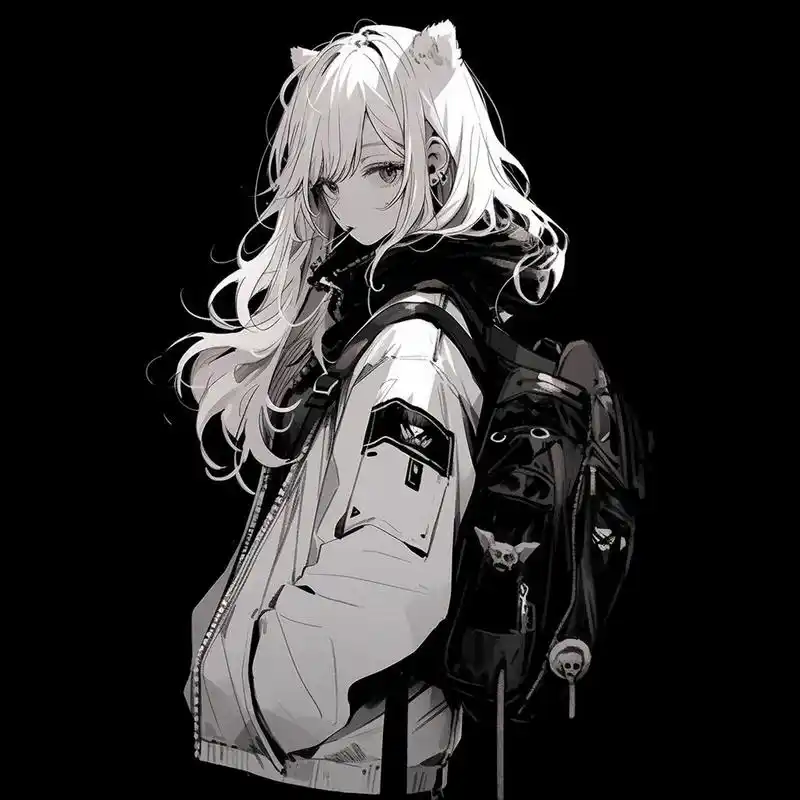 黑色系女生头像 #头像分享# #头像# #女生头像# #微信头像# #好看的