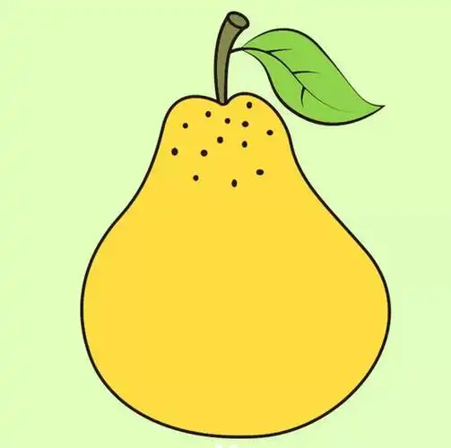 水果梨子简笔画教程图片