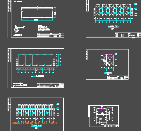 一套完整的活动板房设计图