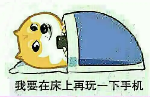 睡觉gif我要在床上再玩一下手机gif盖被子gif没意思gif