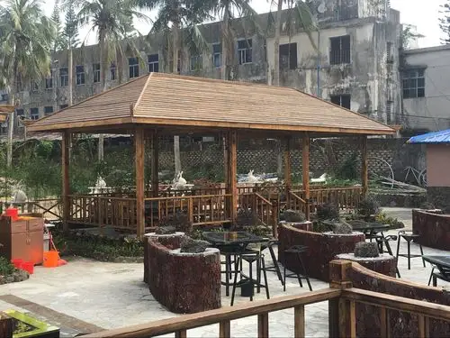 长廊7_长廊系列_工程案例_海南防腐木|海口防腐木|海南木屋|海南凉亭