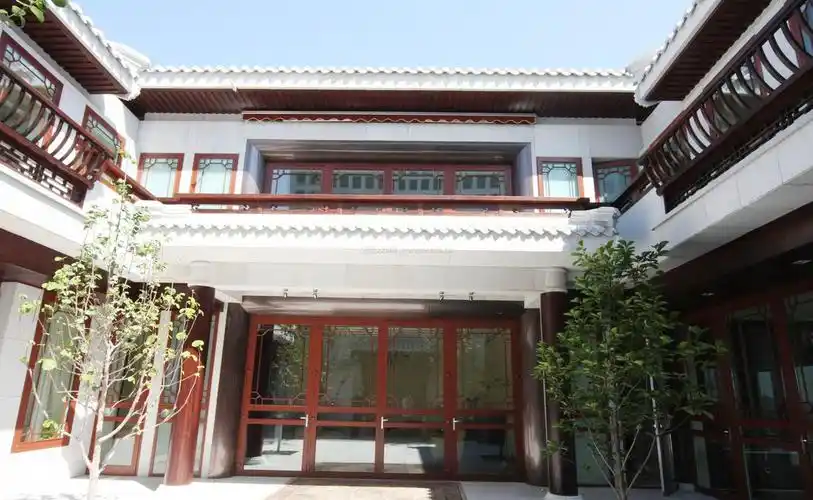 现代中式北京四合院别墅图片