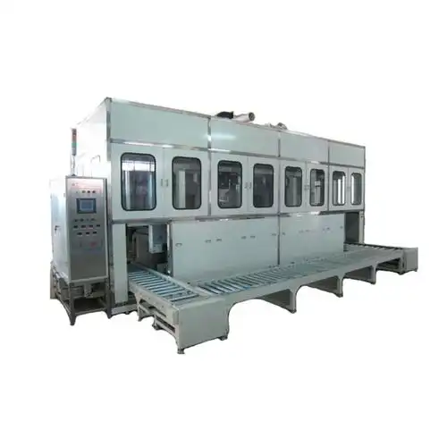 全自动超声波清洗机6槽 大型工业用五金行业不锈钢超声波清洗设备