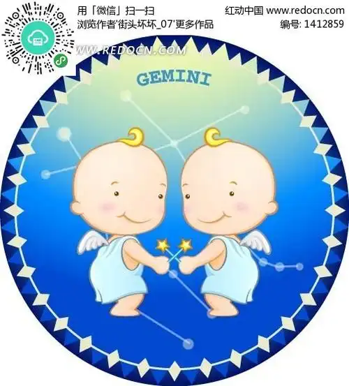 可爱的双子座