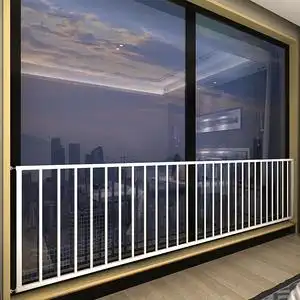 窗户护栏飘窗阳台护栏室内高层防盗窗儿童安全防护栏内置 免打孔