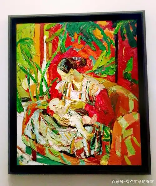 《母与子 呵护》(阎平)