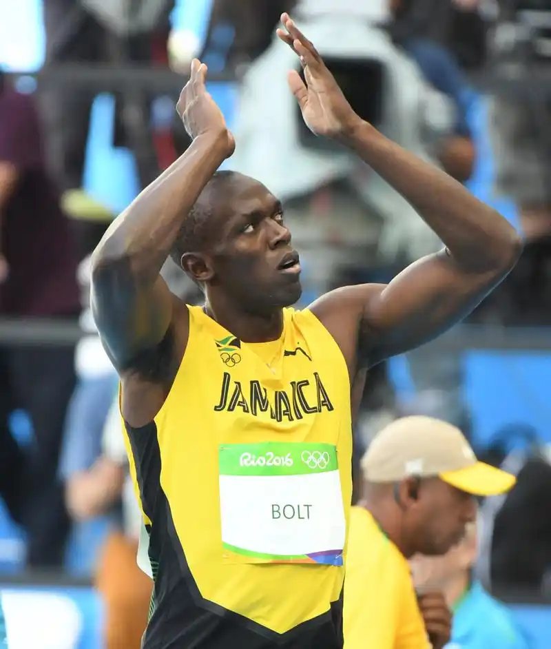 田径男子100米预赛 博尔特出战