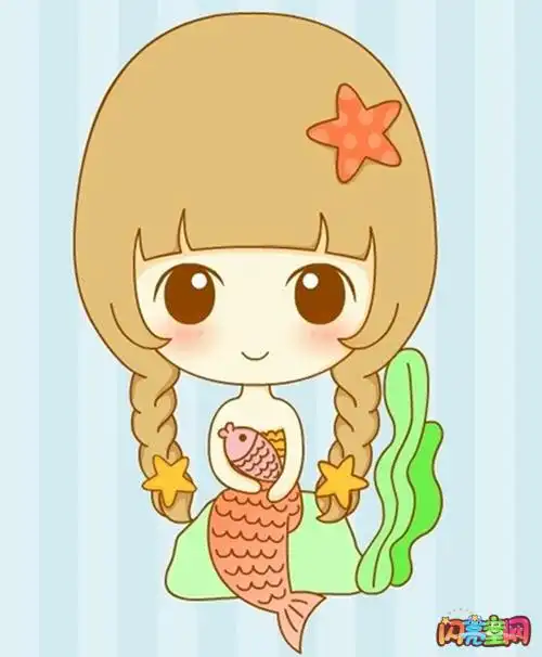 关于双鱼座的简笔画怎么画