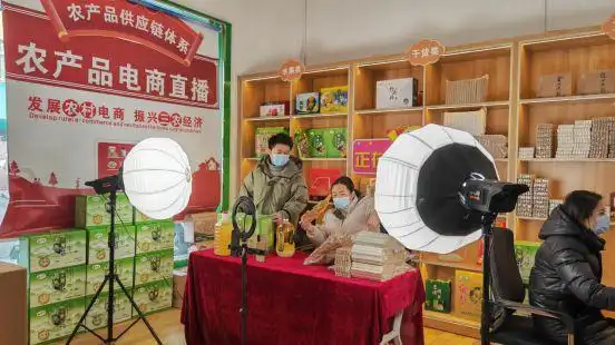 桐柏县电子商务特色农产品o2o体验馆开展线上直播活动