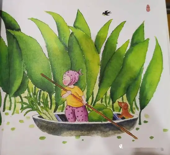 最美童声大一班柯暄泓一起念童谣摇摇船