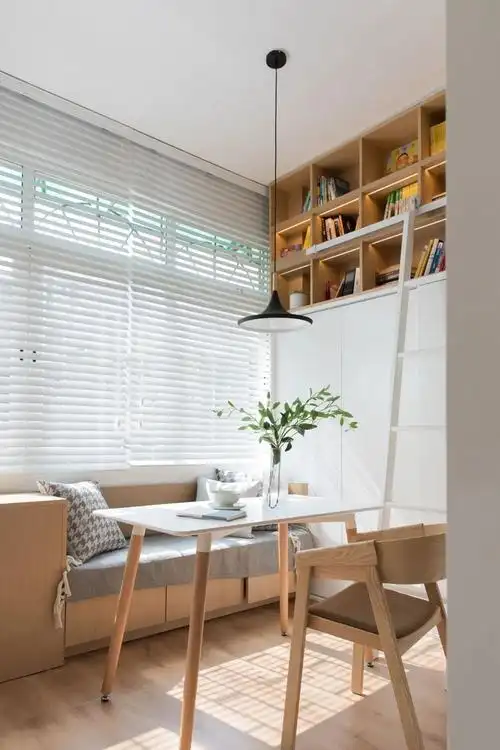 28平米复式公寓效果图 三口人够住了!